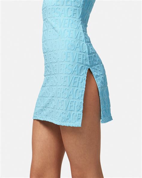 versace towel robe|Versace towel dress.